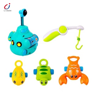 Bébé salle de bain douche ensemble d'eau en plastique sous-marine bateau jouets de bain de jet - Product Image 1