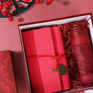 Burgundy Valentine's Day <b>Gift</b> Set Business Employee Benefits <b>Gift</b> <b>Box</b> Wholesale Wedding Souvenir <b>Gifts</b> for Guests Bridesmaids - Product Image 2