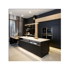 خزانات قاعدة مجموعة كاملة من الخشب بالجملة عالية الجودة للبيع الساخن شقة حديثة صديقة للبيئة صلبة - Product Image 5