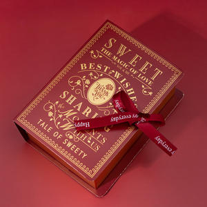 2021ホット販売ブロンズ中国の結婚式のキャンディー小さな紙箱 - Product Image 3