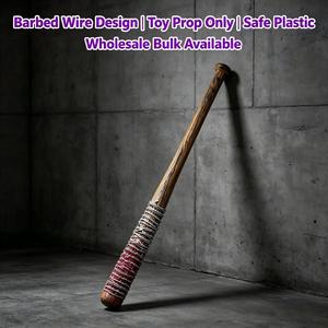 <span class=keywords><strong>Bate</strong></span> <span class=keywords><strong>de</strong></span> Béisbol <span class=keywords><strong>de</strong></span> Juguete <span class=keywords><strong>de</strong></span> Plástico con Alambre <span class=keywords><strong>de</strong></span> Púas, Réplica del <span class=keywords><strong>Bate</strong></span> <span class=keywords><strong>de</strong></span> <span class=keywords><strong>Negan</strong></span> <span class=keywords><strong>de</strong></span> The Walking Dead, para Disfraces <span class=keywords><strong>de</strong></span> Halloween y Fiestas - Product Image 1