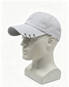 Casquette de baseball ajustable à 6 panneaux pour hommes et femmes, casquette <span class=keywords><strong>snapback</strong></span> à visière incurvée, style hip-hop, en tissu noir, rose, blanc – Fournisseur - Product Image 3