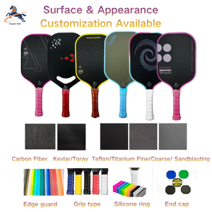 Paleta de Pickleball Portátil, Duradera y Ligera de Primera Calidad, 4.ª Generación |   Punto Dulce Grande de 16 mm |   Fibra de Carbono Cruda T700 | - Product Image 4