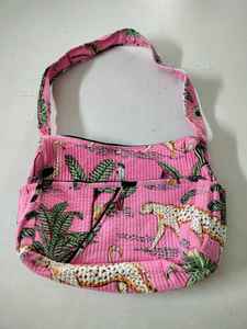 Bolsa de Viaje de Fin de Semana de Lujo Hecha a Mano de Alta Calidad, con Estampado de Bloques de Algodón, Acolchada, de Gran Capacidad, Duradera, para Deportes, Viajes, Gimnasio, Yoga - Product Image 5