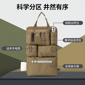 Car <b>Seat</b> Back <b>Storage</b> Bag Multifunctional Oxford Cloth 25L Rear <b>Seat</b> Organizer Hanging Bag For Daily Commute - Product Image 4
