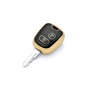 Housse de <span class=keywords><strong>clé</strong></span> de voiture intelligente 2-3 boutons en TPU pour <span class=keywords><strong>Peugeot</strong></span> <span class=keywords><strong>206</strong></span> 207 307 Citroen C2 - Product Image 1