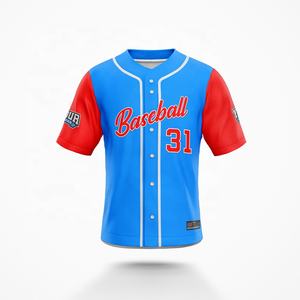 Benutzer definierte Sublimation Baseball Shirts Jersey Team Blank Herren Uniform - Product Image 6