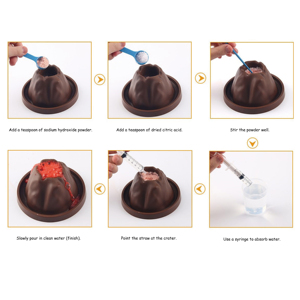 Manufacture directe éruption volcanique tige jouets Science et éducation jouets Kit Science jouets pour enfants 8-12 moins de 10 dollars - Product Image 5