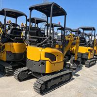 Mini-excavatrice sur chenilles XE17U d'occasion 2024, 1,7 tonne, châssis télescopique, haute efficacité, petite excavatrice