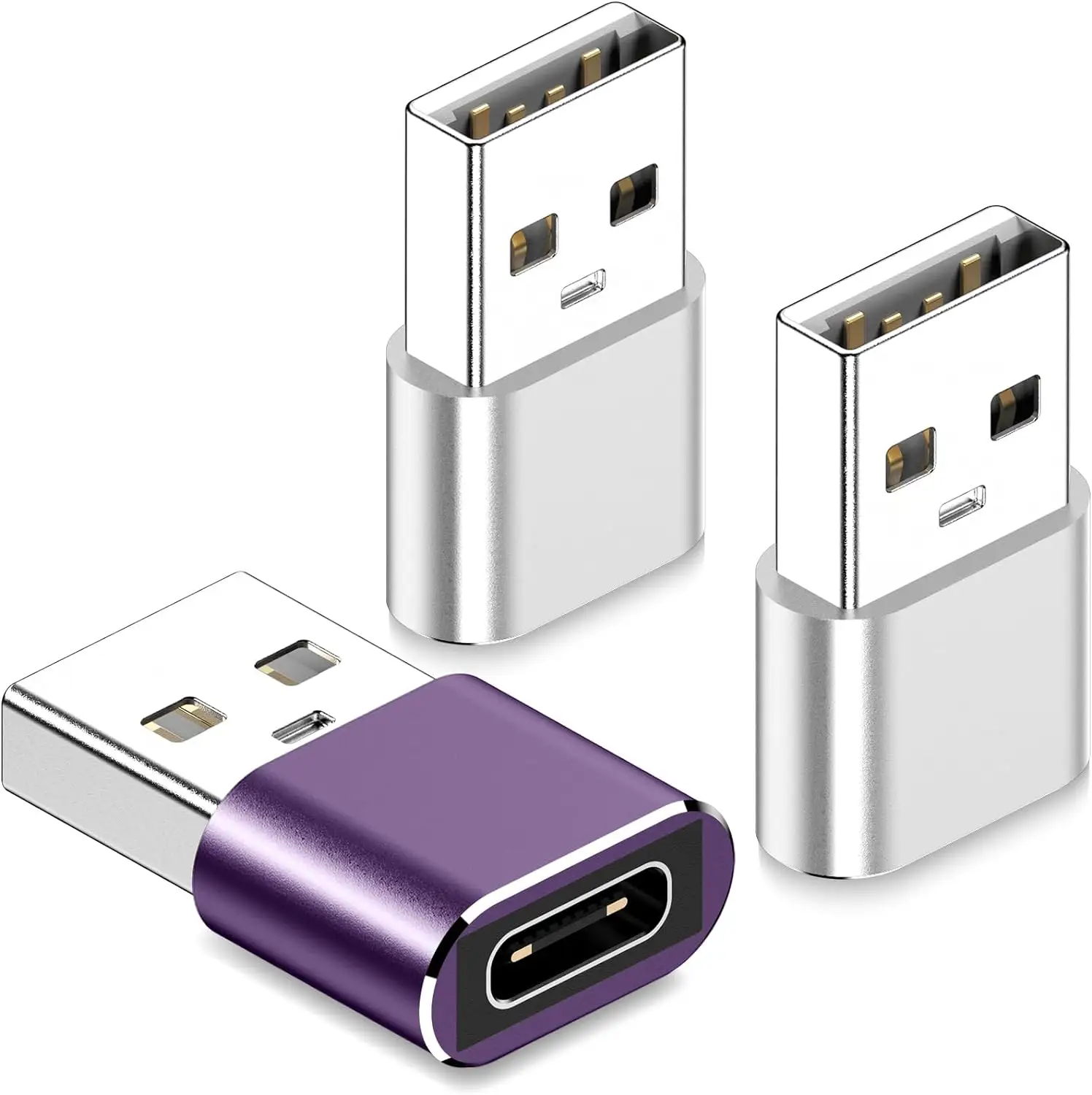 Macbook Nexus Huawei Usb C Type-cからUsb充電アダプター用のアルミニウム合金スマートフォンラップトップOtgメスオスアダプター充電器