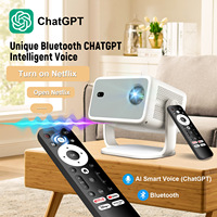 2025 nouveau système Android 13 intelligent Portable Wifi Mini 4k vidéo 1080P AI bluetooth projecteur domestique avec montage au plafond