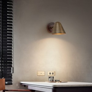 Vintage Style Bronze <b>Wall</b> Lamp Led E26 <b>Switch</b> Control For Hallway Bedroom Staircase Entryway <b>Lighting</b> - Product Image 3