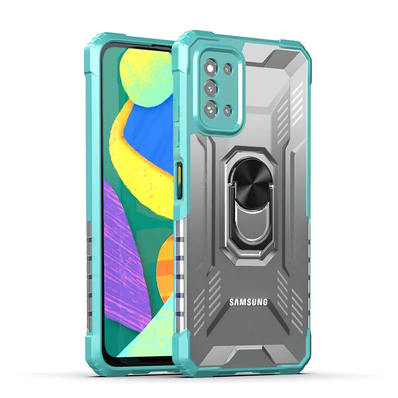 Funda de teléfono móvil de excelente calidad, cubierta trasera con soporte para Samsung Galaxy F52 5G