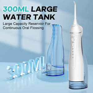 300mL Produit de soin de la bouche noire Jet Waterflosser Dents Pick Cleaning Portable Dental Water Flosser Irrigador Bucal Oral Irrigator - Product Image 4