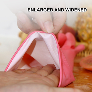 Gants <span class=keywords><strong>de</strong></span> ménage XINGYU en <span class=keywords><strong>latex</strong></span>, entièrement enduits, pratiques, doux et délicats pour le nettoyage domestique - Product Image 4