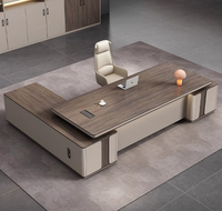 Table De bureau En Bois Moderne De Luxe Bureau De Directeur Général Bureau De Bureau En Bois Massif Escritorio De Oficina De Madera Maciza