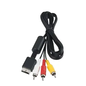 High quality AV cable for ps2 ps3 Cord Audio Video Replacement Cable