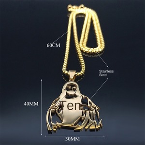 Op Geloof Gebaseerde Religieuze Katholieke Christelijke <span class=keywords><strong>Crucifix</strong></span> Mannelijke Jezus Sieraden Roestvrij Staal Kruis Vrouwen Mannen Gouden Hanger Charme Ketting - Product Image 5