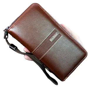 MENBENSE Men Travel Wallet Pass halter Mode Casual Long Business Männliche Clutch Wallets Herren handtaschen Man Cash Purses