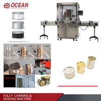 Scelleuse automatique industrielle pour boîtes de conserve de sauce tomate de 153 mm, prix d'usine