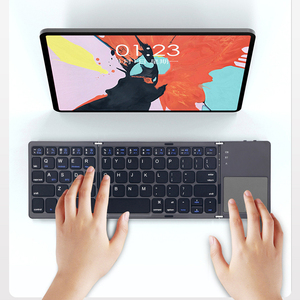 <span class=keywords><strong>Clavier</strong></span> Bluetooth Mini Pliable Rechargeable Sans Fil avec Pavé Tactile Logo Personnalisé OEM - Product Image 3