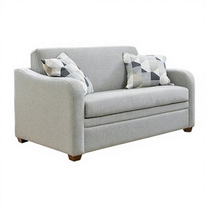 <span class=keywords><strong>Matelas</strong></span> en éponge haute densité rétractable pour articles ménagers modernes, cadre en métal, canapé-<span class=keywords><strong>lit</strong></span> intelligent en cuir véritable - Product Image 3