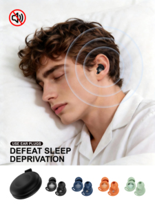 Bouchons <span class=keywords><strong>d</strong></span>'oreilles en silicone ultra-doux Y26 pour dormir, réduction du bruit sans douleur aux oreilles, pour les dormeurs latéraux, 23 dB SNR, réutilisables - Product Image 6