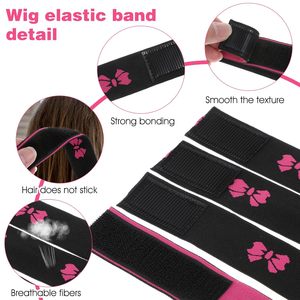 Factory Direct Sale <b>Lace</b> Melt Band Adjustable Edge Wrap Wig Accessories <b>Elastic</b> Wig Hold Band - Product Image 4