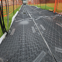 Tapis de sol robustes en HDPE 4x8, protection anti-UV, haute résistance, fabrication directe d'usine, tapis composites en HDPE