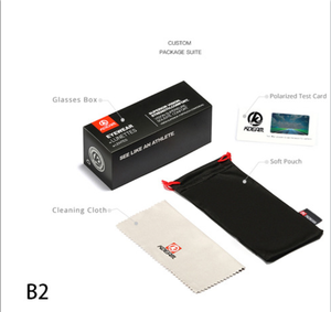 نظارات شمسية مستقطبة KD332 KD332 Uv400 OEM ODM نظارات رياضية للرجال والنساء شعار مخصص Sunglass - Product Image 3