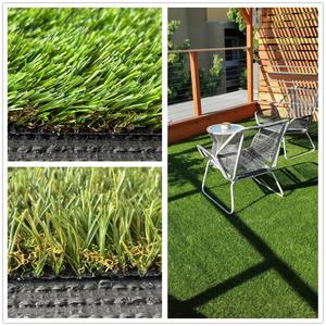 <span class=keywords><strong>Gazon</strong></span> artificiel <span class=keywords><strong>de</strong></span> qualité haut <span class=keywords><strong>de</strong></span> gamme Durable doux 40mm 42mm haute densité PE Pile pour jardin extérieur aire <span class=keywords><strong>de</strong></span> jeux en gros - Product Image 4