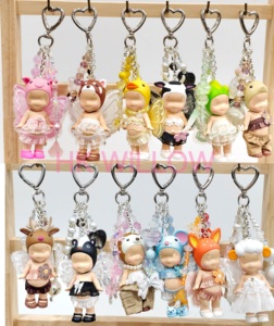 Original custom Sonny angel keychain is suitable for SMISKI Sonny Angel Blind Box mobile phone <b>chain</b> set customization clothing - Product Image 2