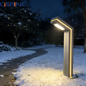 Lampada <span class=keywords><strong>da</strong></span> <span class=keywords><strong>Giardino</strong></span> <span class=keywords><strong>LED</strong></span> Rettangolare Impermeabile Cishine 5-10W IP65 in Alluminio con Strisce <span class=keywords><strong>LED</strong></span> su Due Lati e Corpo Illuminante - Product Image 6