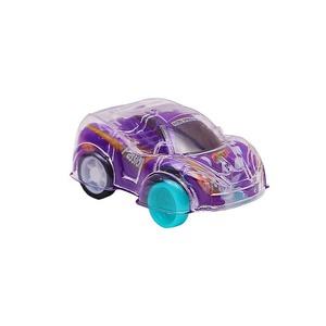 Coche de juguete de plástico de doble piso con retroceso, vehículo inercial para niños de 2 a 4 años, tamaño único, sedán de fricción - Product Image 3