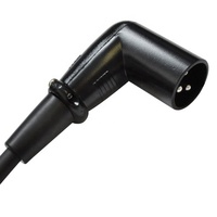 Câble de microphone XLR à XLR 3PIN à angle droit pour mélangeur DMX