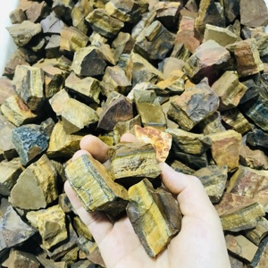 Commercio all'ingrosso naturale sfuso misto roccia irregolare gemma occhio di tigre quarzo rosa Reiki Chakra cristallo grezzo grezzo <span class=keywords><strong>per</strong></span> la decorazione - Product Image 2