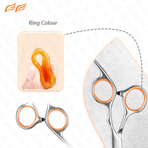 Ciseaux de coiffure avec logo personnalisé, ciseaux professionnels de salon 6" 6.5", étui en cuir pour ciseaux de barbier par Bahasa Pro - Product Image 5