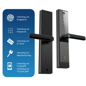 กุญแจล็อคประตูอัจฉริยะ Keyplus รุ่นใหม่ สำหรับบ้าน ผลิตภัณฑ์อิเล็กทรอนิกส์  ระบบล็อคด้วยรหัสผ่าน ลายนิ้วมือ แอป Tuya ระบบ Ttlock พร้อมกล้อง T3V Tuya - Product Image 1