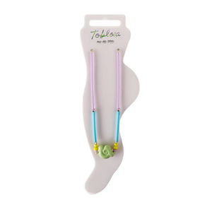 Chaîne de cheville en céramique Toblera en forme d'escargot, bijou de corps tendance pour femme, à porter au quotidien - Product Image 1