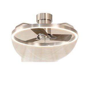 Ventilador de techo Yozzo con luz LED redonda y control remoto para sala de estar - Product Image 4