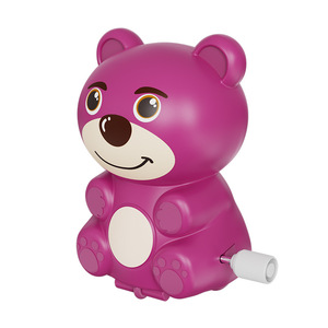 Ours à remonter magnétique éducatif pour tout-petits de 1 à 3 ans, jouet animal en plastique avec mouvement à inertie - Product Image 5