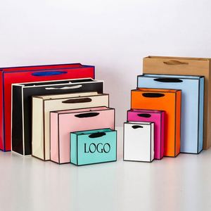 Bolsa de Papel Reciclable de Lujo para Regalos y Compras, con Logotipo Personalizado Impreso, Ecológica y Elegante - Product Image 6