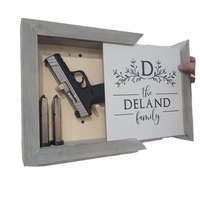 Support mural flottant pour bureau Boîte de rangement dissimulée Cadre décoratif Clés Portefeuille Stockage caché Affichage Utilisation Art Style Hommes Idées cadeaux