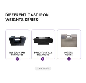 أوزان من المصنع مباشرة من الحديد الزهر على شكل قفل كتلة فولاذية كبيرة للمعايرة والملحقات - Product Image 5