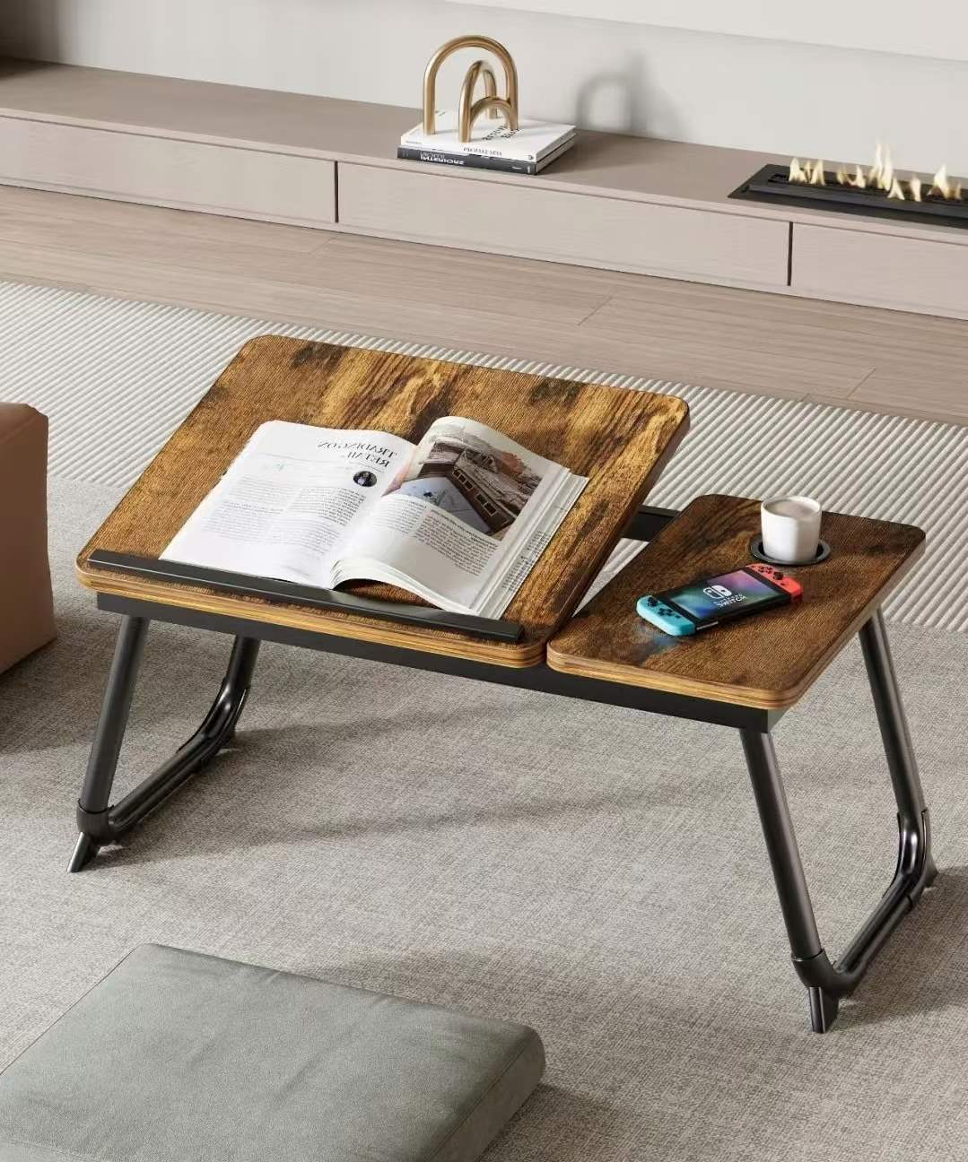 Factory Hot Sale Movable Simple Laptop Table Bed Simple Modern Mobile Lift Table