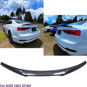 Aileron arrière style M4 en fibre de carbone nid d'abeille pour A5 S5 RS5 B9 Coupé 2 portes 2016-2025 - Product Image 2
