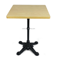Foshan Table à manger haute classique en fonte quatre orteils mélamine bois massif véritable pierre artificielle haut en céramique moderne extérieur