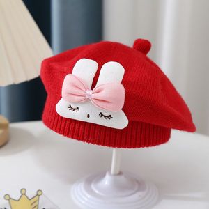 <span class=keywords><strong>Béret</strong></span> en laine tricoté à motif animal pour bébé <span class=keywords><strong>garçon</strong></span> et fille, printemps et automne, mignon, chaud et coupe-vent - Product Image 2