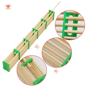 Strumenti di apicoltura di bambù gabbia del re, cinque sezione gabbia della regina per la fattoria dell'ape dell'apicoltore - Product Image 4