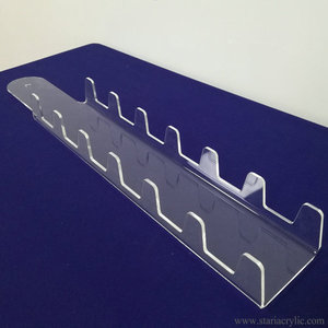 Supporto per Tacos in Acrilico Trasparente con 6 Scomparti, Vassoio per Tacos in Plexiglass con Manico per Casa - Product Image 5